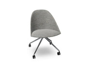 Cila Fully Upholtered Chair With Fixed Trestle Base Chairs Arper 