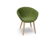 Duna 02 Wood Leg Chair With Full Upholstery Chairs Arper 