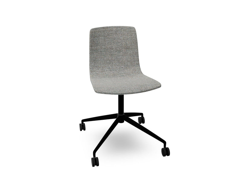 Aava 02 Fixed Trestle Base Chair With Fully Upholstered Chairs Arper 