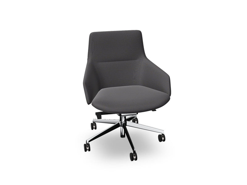 Aston Conference Syncro Five Way Star Base Armchair task chair Arper 