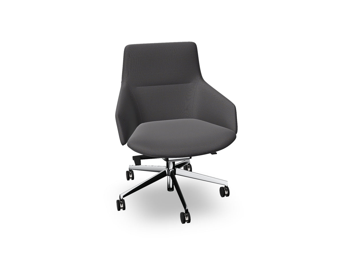 Aston Conference Syncro Five Way Star Base Armchair