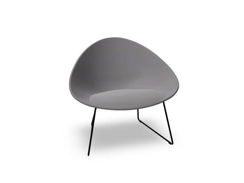 Adell Sled Base Lounge Chair With Fully Upholstered lounge chair Arper 