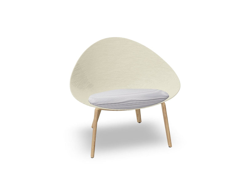 Adell 4 Leg Wood Lounge Chair lounge chair Arper 