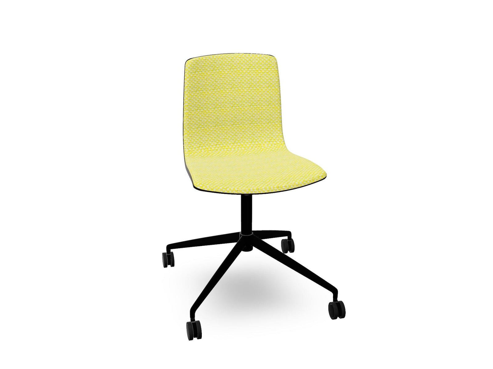 Aava 02 Fixed Trestle Base Wood Chair With Front Upholstery Chairs Arper 