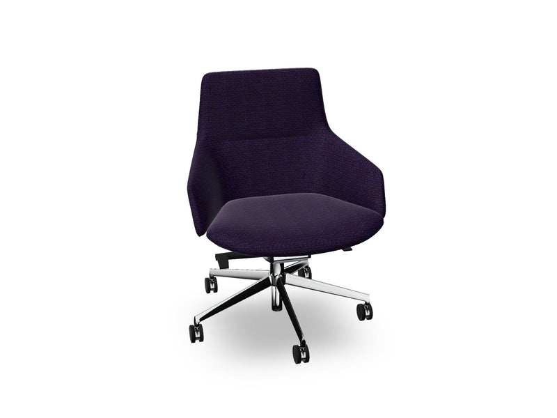 Aston Conference Syncro Five Way Star Base Armchair task chair Arper 