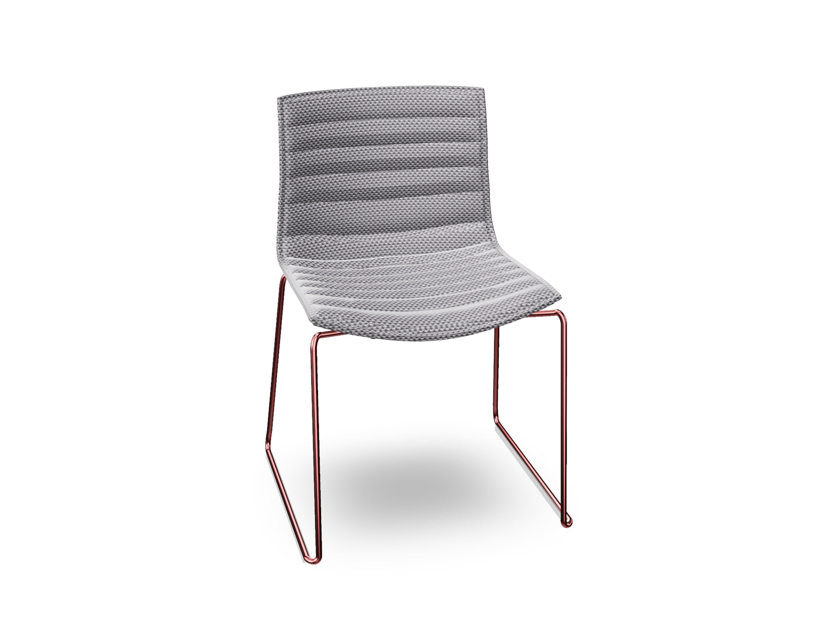 Catifa 46 Sled Base With Fully Upholstered