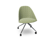Cila Fully Upholtered Chair With Fixed Trestle Base Chairs Arper 