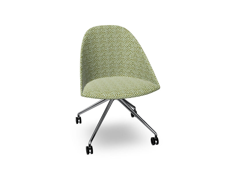 Cila Fully Upholtered Chair With Fixed Trestle Base Chairs Arper 
