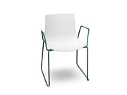 Catifa 46 Polypropylene Bi-Color Sled Base Chair Side/Dining Arper 