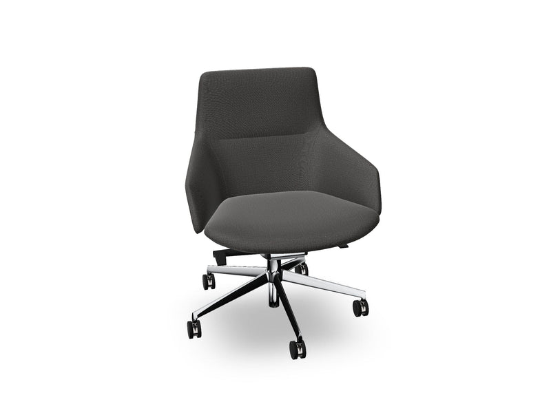 Aston Conference Syncro Five Way Star Base Armchair task chair Arper 