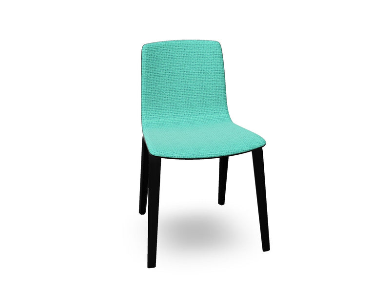 Aava 02 Wooden Chair with Front Upholstery Chairs Arper 