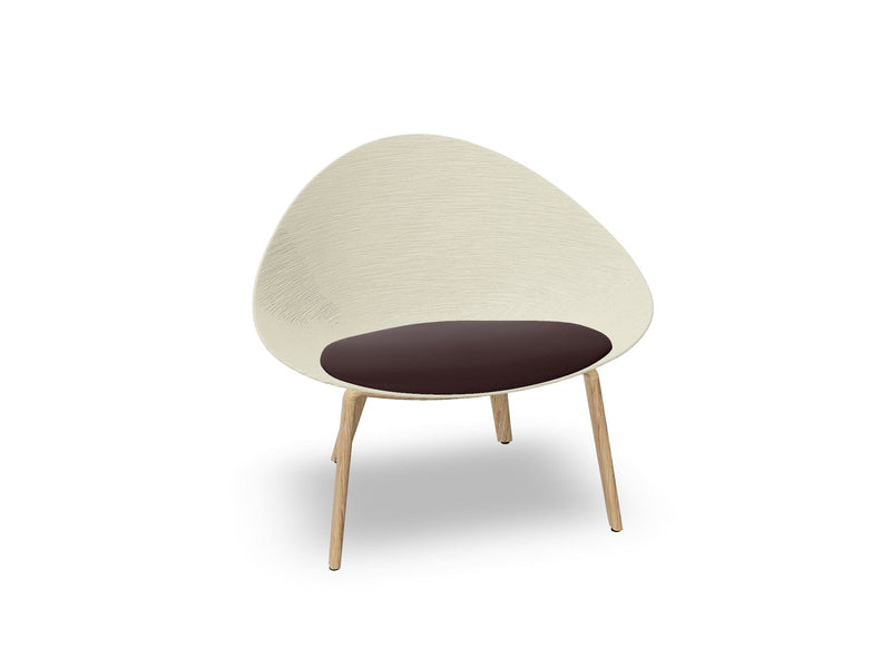 Adell 4 Leg Wood Lounge Chair lounge chair Arper 