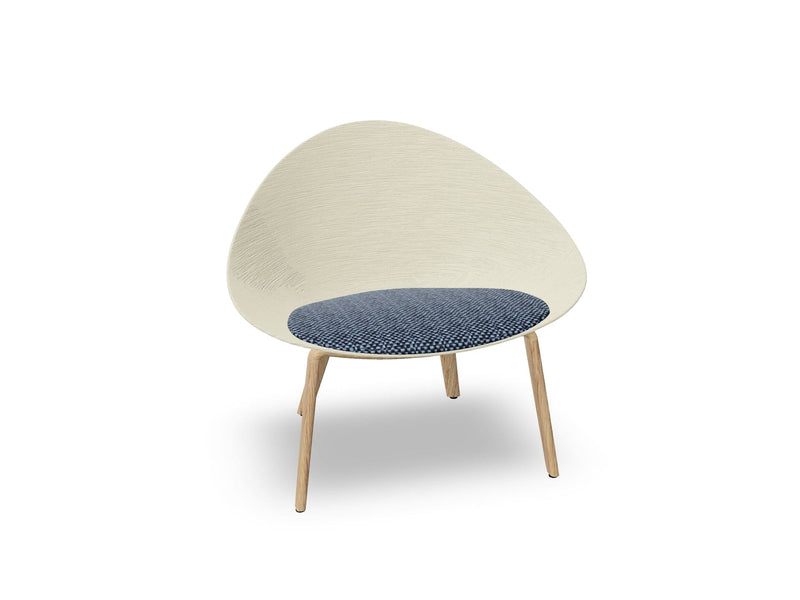 Adell 4 Leg Wood Lounge Chair lounge chair Arper 