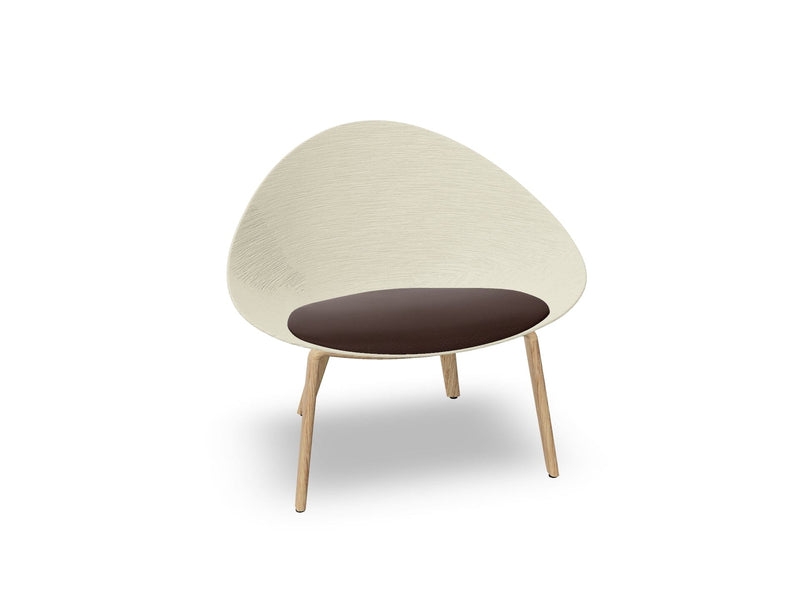 Adell 4 Leg Wood Lounge Chair lounge chair Arper 