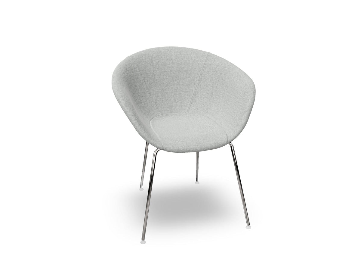 Duna 02 Four Leg Chair Fully Upholstered Chairs Arper 