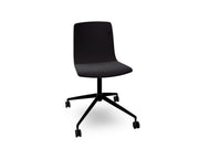 Aava 02 Fixed Trestle Base Chair With Fully Upholstered Chairs Arper 