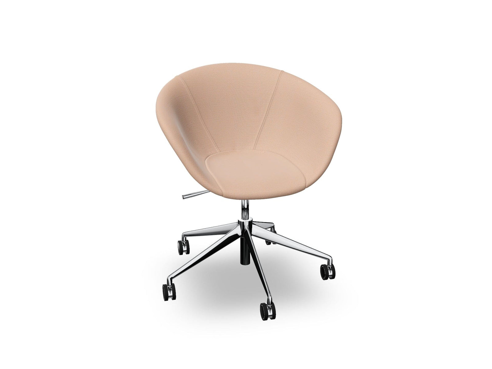 Duna 02 Five Star Base Chair With Front Upholstery Chairs Arper 