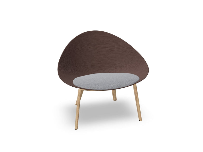 Adell 4 Leg Wood Lounge Chair lounge chair Arper 