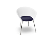 Duna 02 Four Leg Chair With Seat Cushion Chairs Arper 