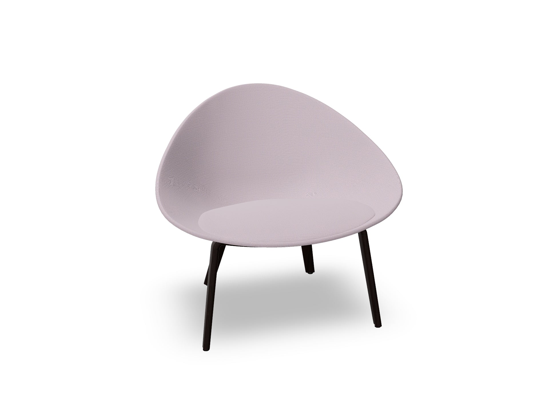 Adell 4 Leg Wood Lounge Chair With Fully Upholstered