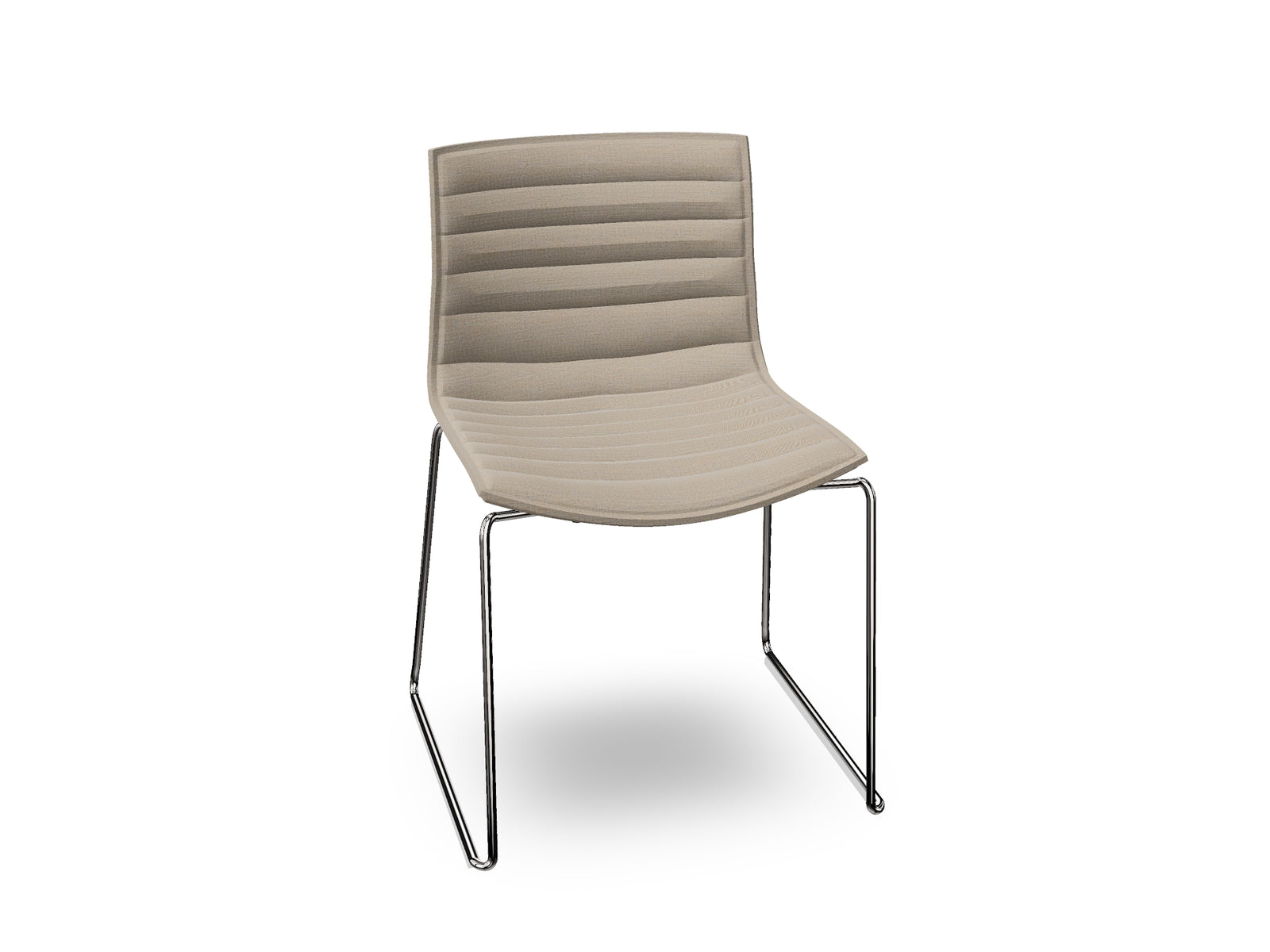 Catifa 46 Sled Base With Fully Upholstered