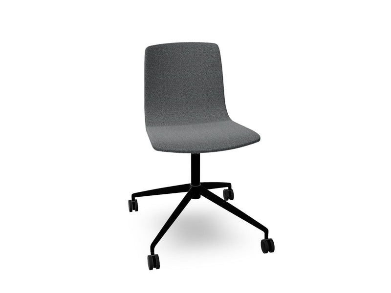 Aava 02 Fixed Trestle Base Chair With Fully Upholstered Chairs Arper 