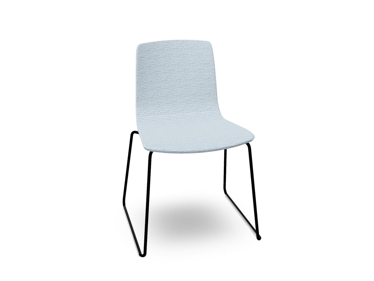 Aava 02 Sled Base Chair With Fully Upholstered Chairs Arper 