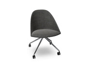Cila Fully Upholtered Chair With Fixed Trestle Base Chairs Arper 