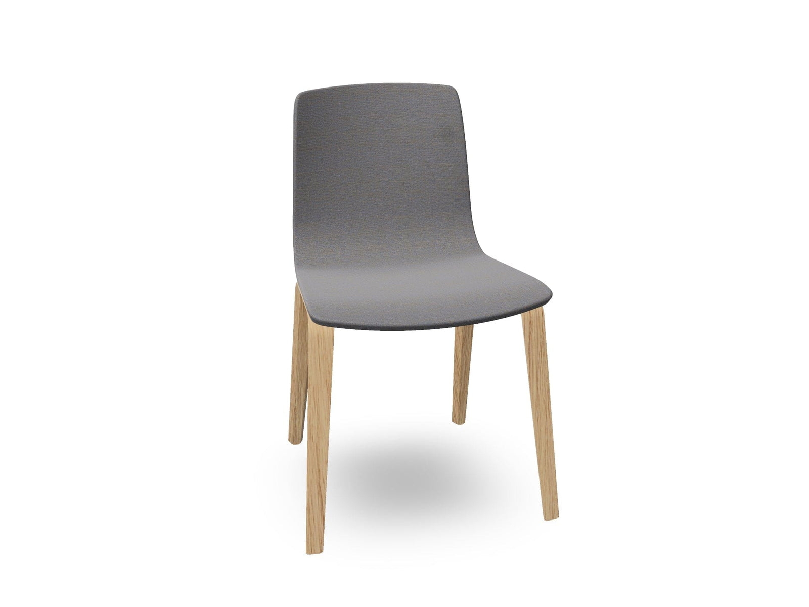 Aava 02-4 Wood Legs Chair With Fully Upholstered Chairs Arper 