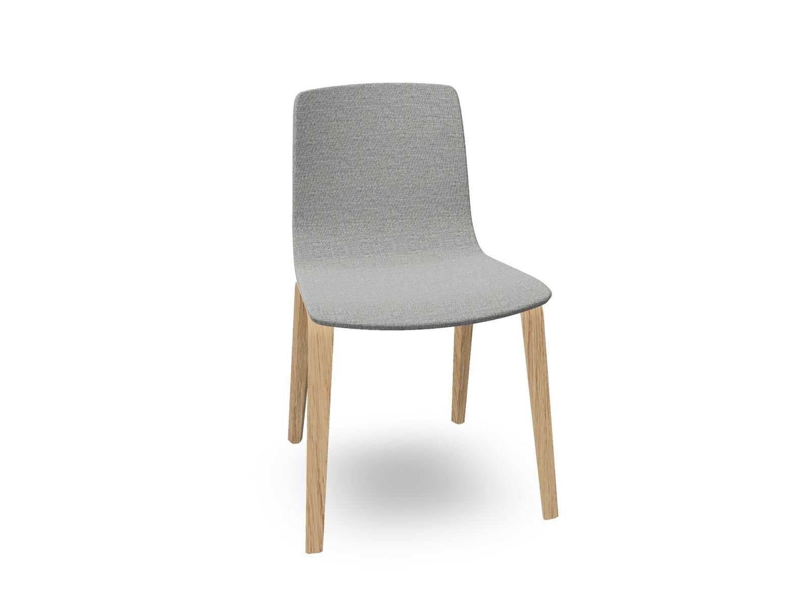 Aava 02-4 Wood Legs Chair With Fully Upholstered Chairs Arper 