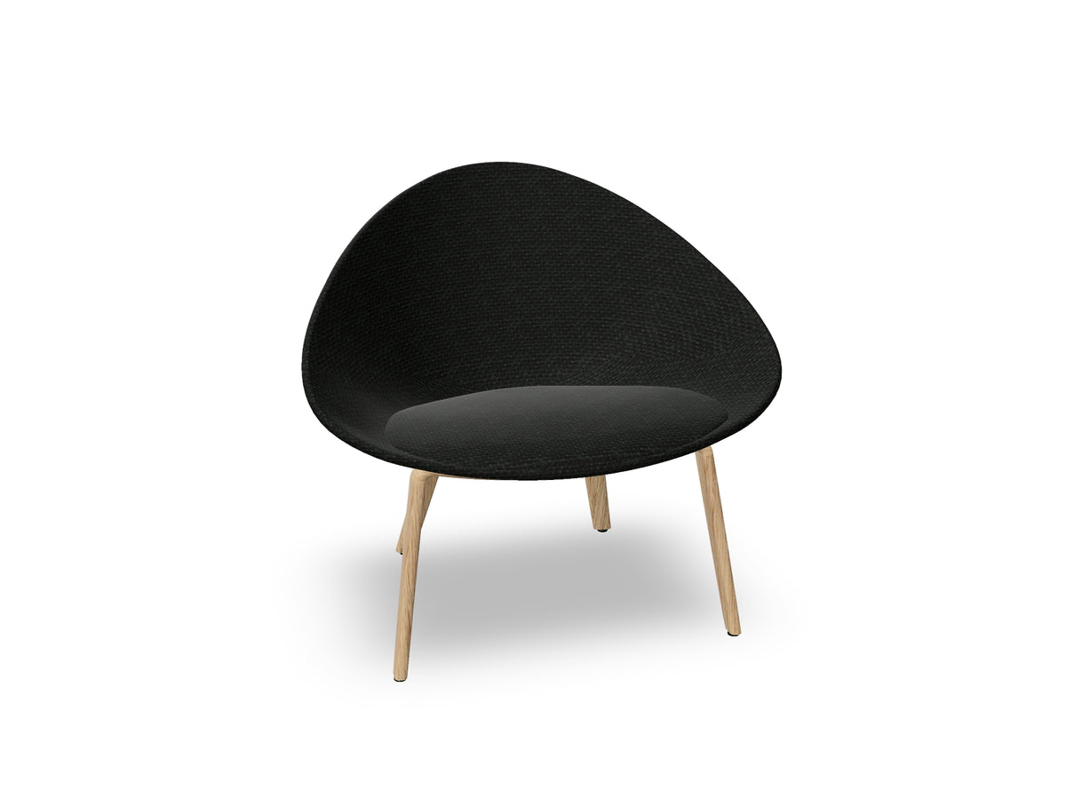 Adell 4 Leg Wood Lounge Chair With Fully Upholstered