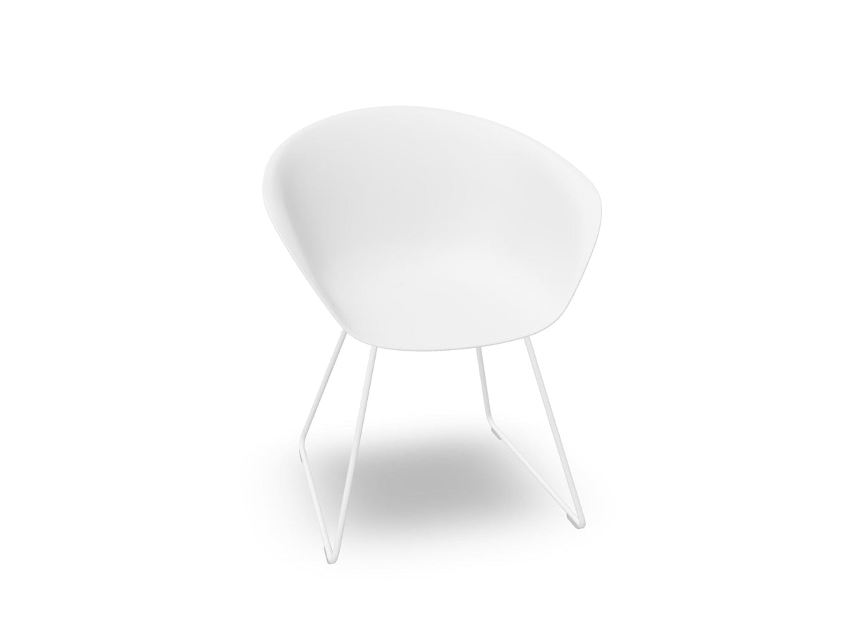 Duna 02 Sled Base Polypropylene Chair Chairs Arper 