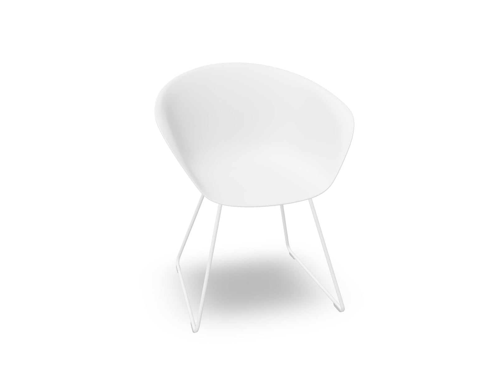 Duna 02 Sled Base Polypropylene Chair Chairs Arper 