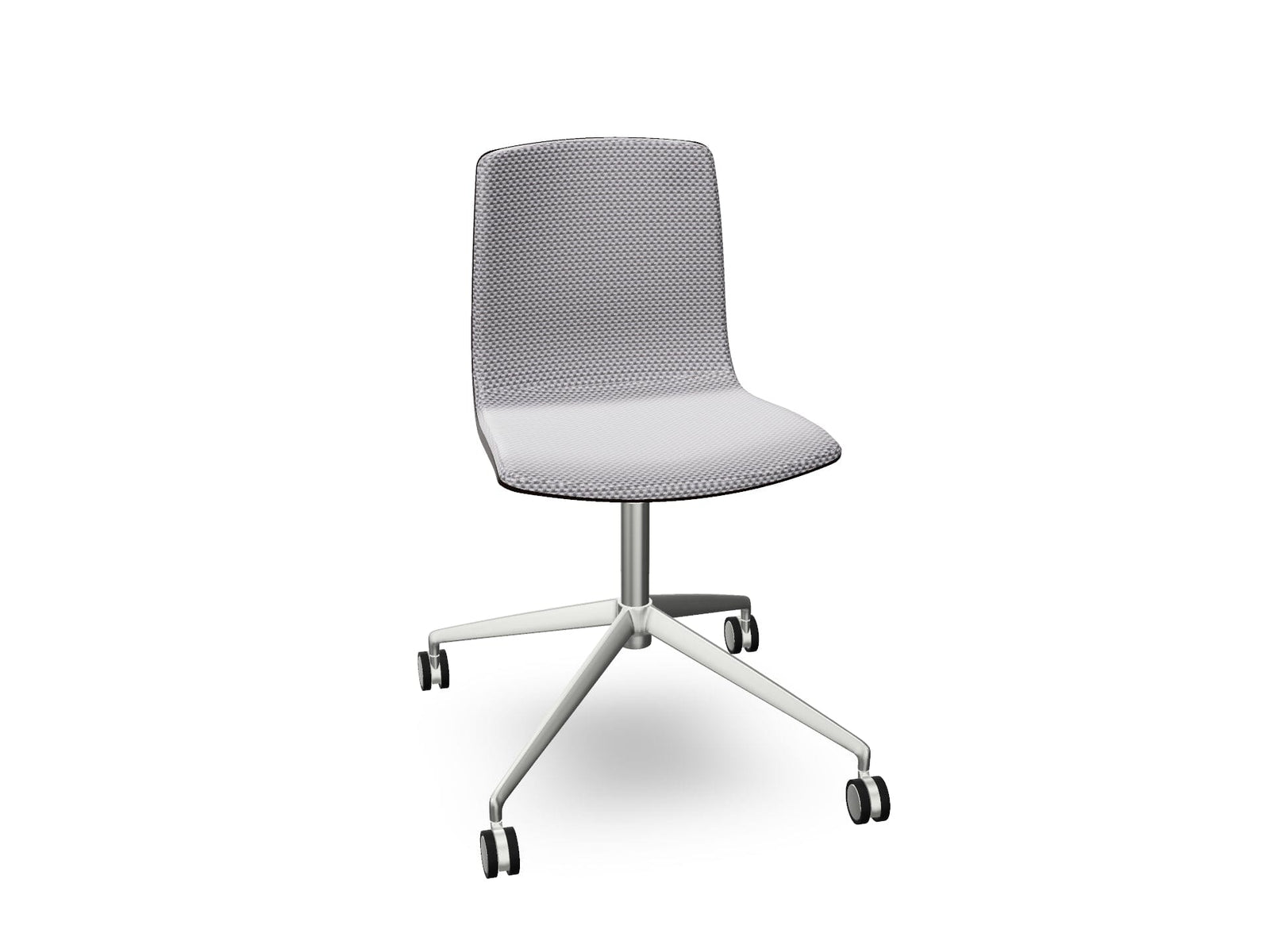 Aava 02 Fixed Trestle Base Wood Chair With Front Upholstery Chairs Arper 