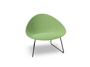 Adell Sled Base Lounge Chair With Fully Upholstered lounge chair Arper 