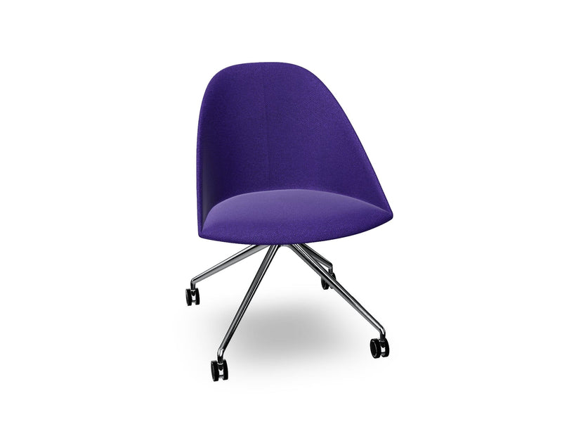 Cila Fully Upholtered Chair With Fixed Trestle Base Chairs Arper 