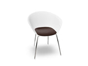 Duna 02 Four Leg Chair With Seat Cushion Chairs Arper 