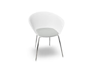 Duna 02 Four Leg Chair With Seat Cushion Chairs Arper 