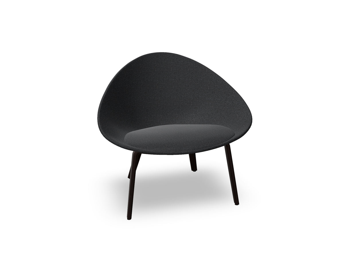 Adell 4 Leg Wood Lounge Chair With Fully Upholstered