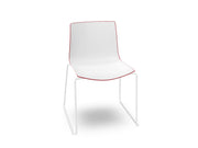 Catifa 46 Polypropylene Bi-Color Sled Base Chair Side/Dining Arper 