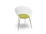 Duna 02 Four Leg Chair With Seat Cushion Chairs Arper 