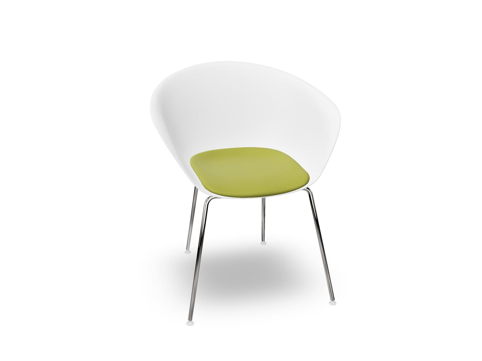 Duna 02 Four Leg Chair With Seat Cushion Chairs Arper 