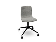 Aava 02 Fixed Trestle Base Wood Chair With Front Upholstery Chairs Arper 