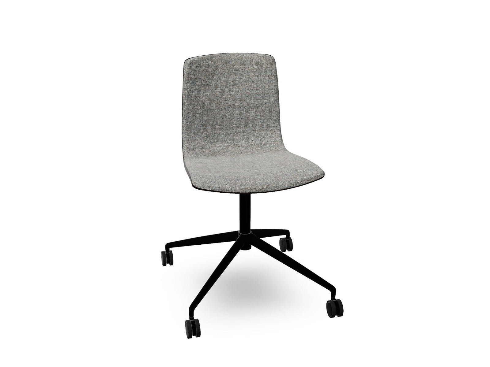 Aava 02 Fixed Trestle Base Wood Chair With Front Upholstery Chairs Arper 