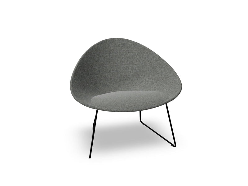 Adell Sled Base Lounge Chair With Fully Upholstered lounge chair Arper 