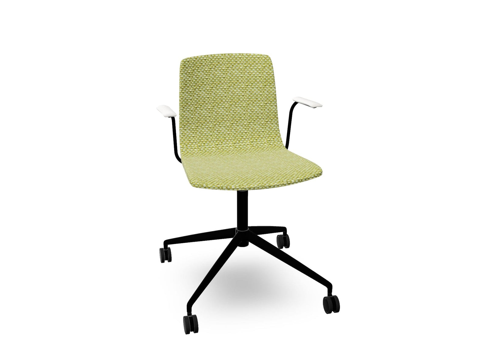 Aava 02 Fixed Trestle Base Chair With Fully Upholstered Chairs Arper 