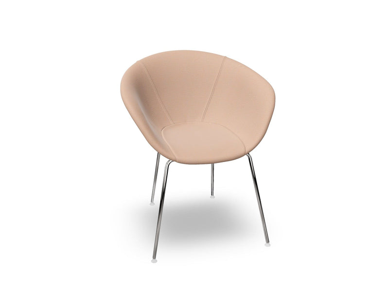 Duna 02 Four Leg Chair Fully Upholstered Chairs Arper 