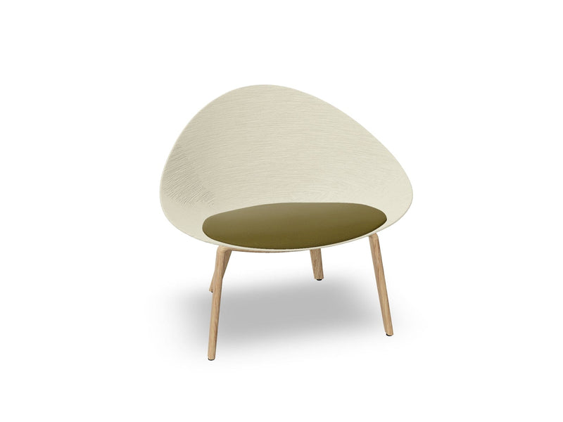 Adell 4 Leg Wood Lounge Chair lounge chair Arper 