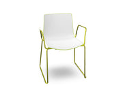 Catifa 46 Polypropylene Bi-Color Sled Base Chair Side/Dining Arper 