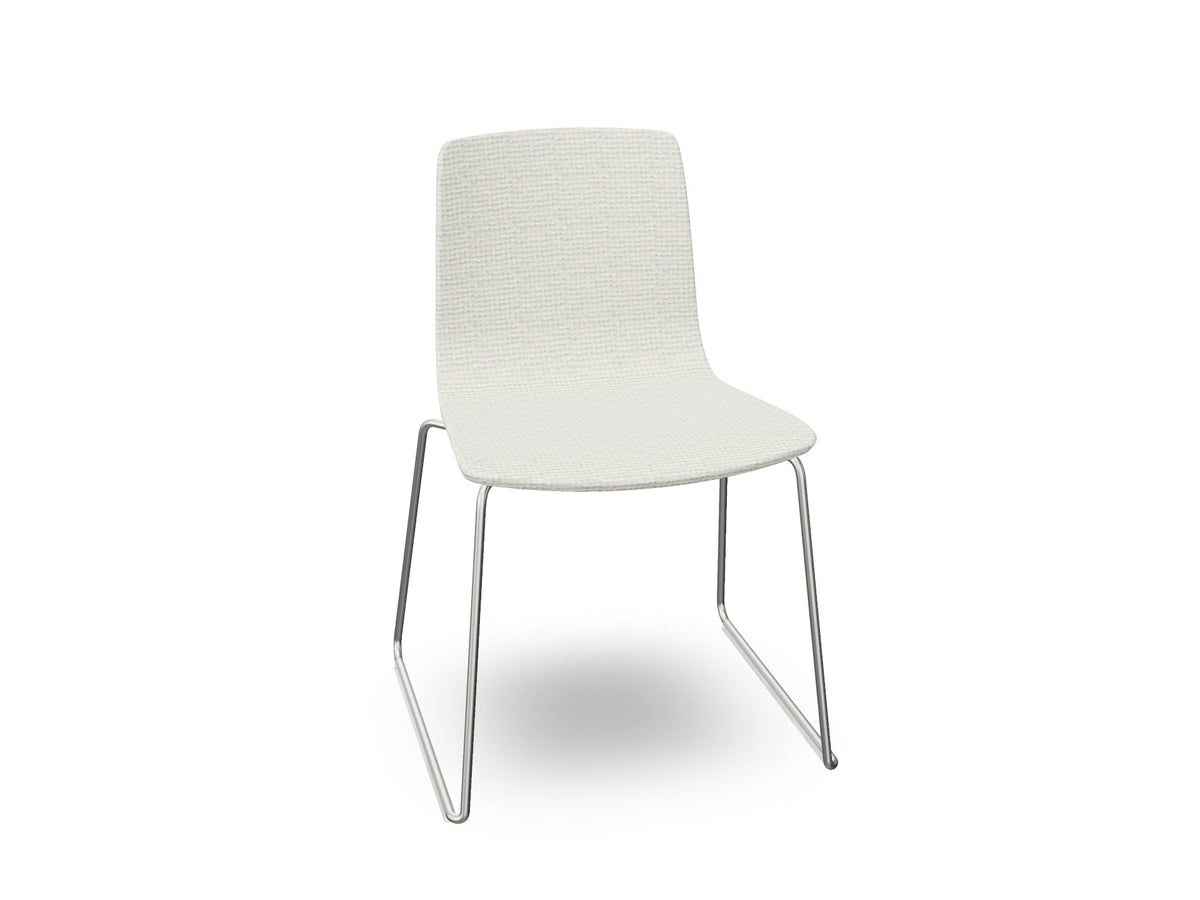 Aava 02 Sled Base Chair With Fully Upholstered Chairs Arper 